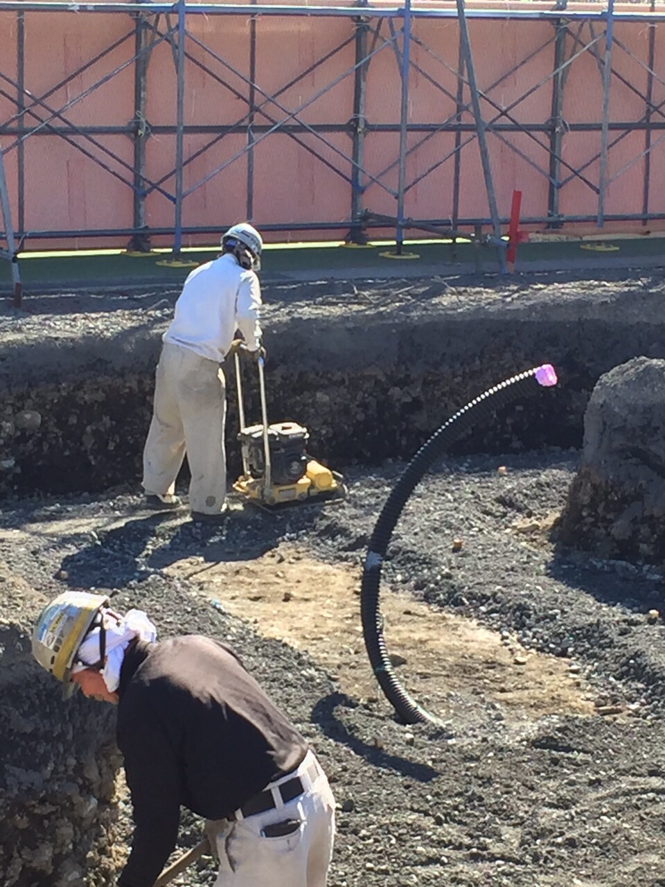 運動公園 基礎工事